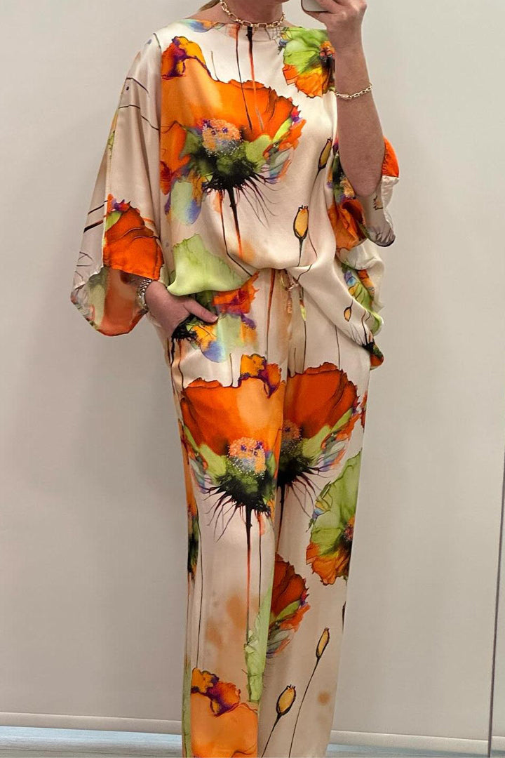 Chic Paisley Print Ensemble