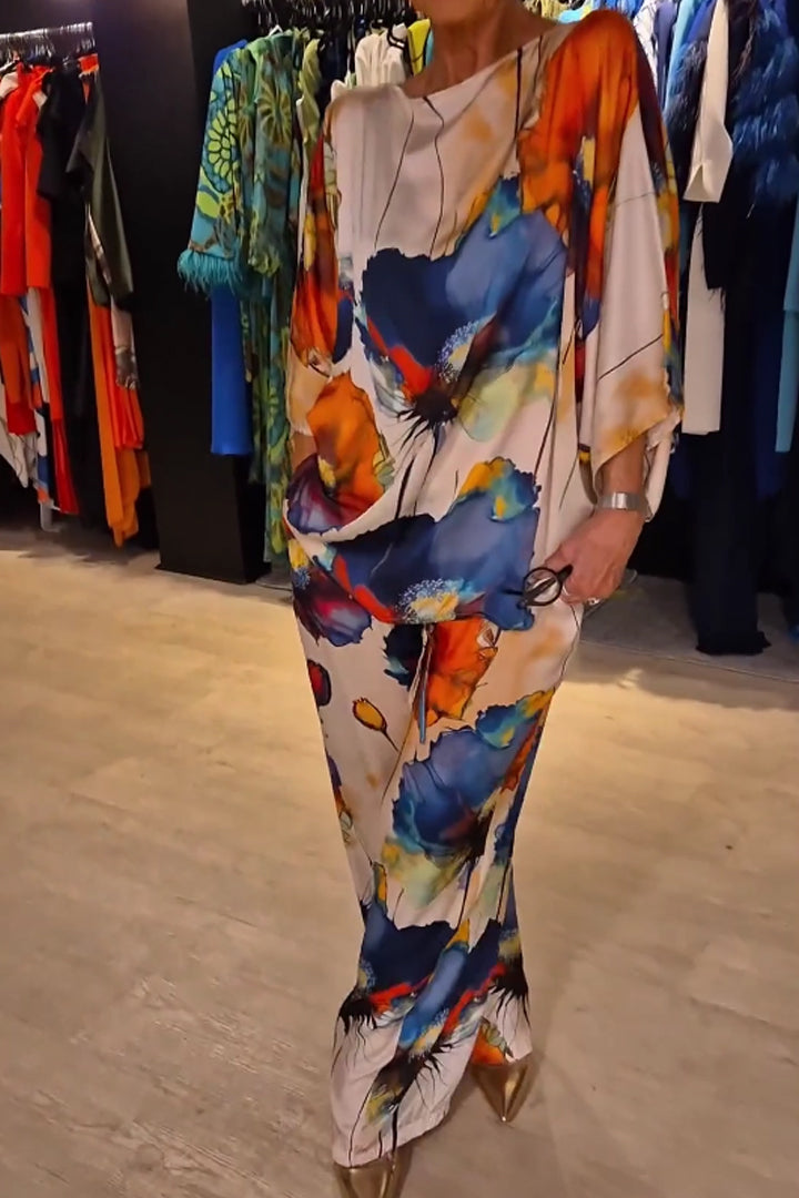 Chic Paisley Print Ensemble