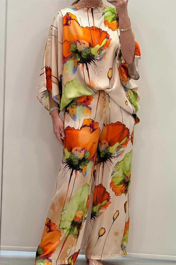 Chic Paisley Print Ensemble
