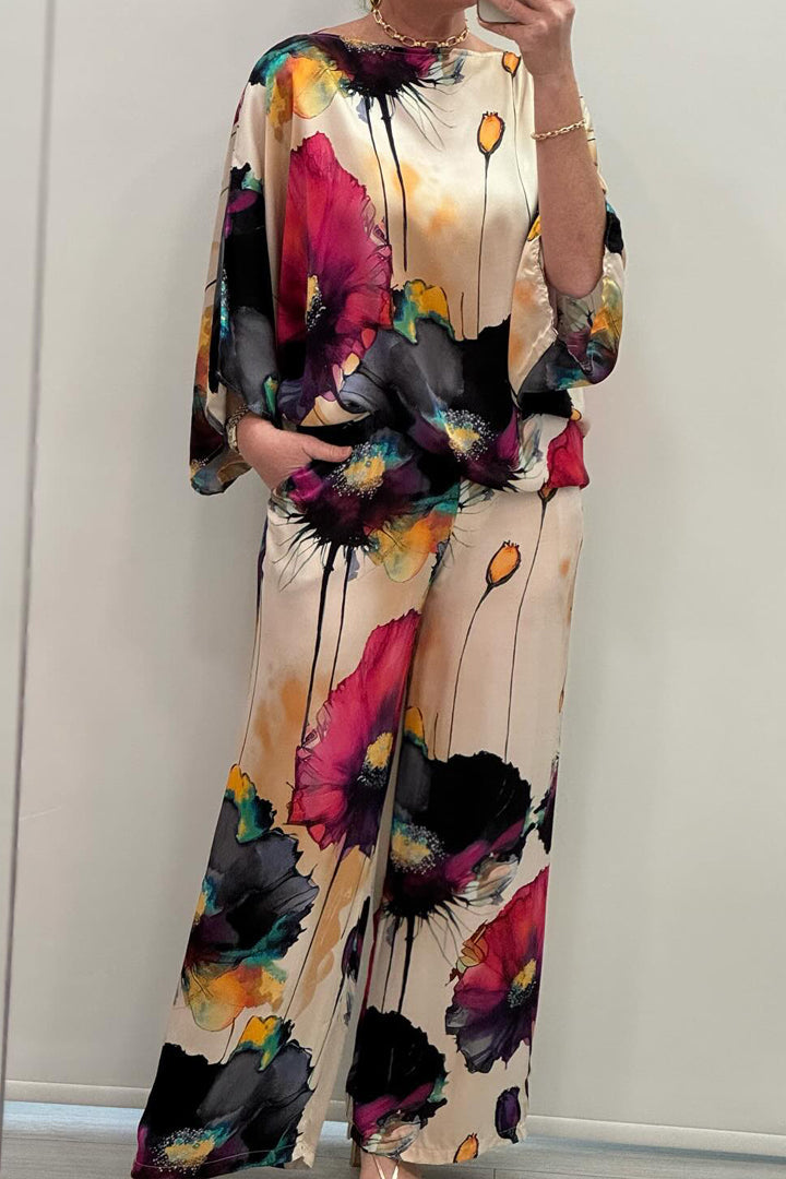 Chic Paisley Print Ensemble