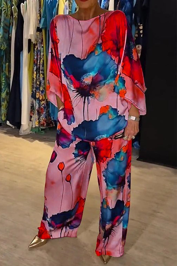 Chic Paisley Print Ensemble