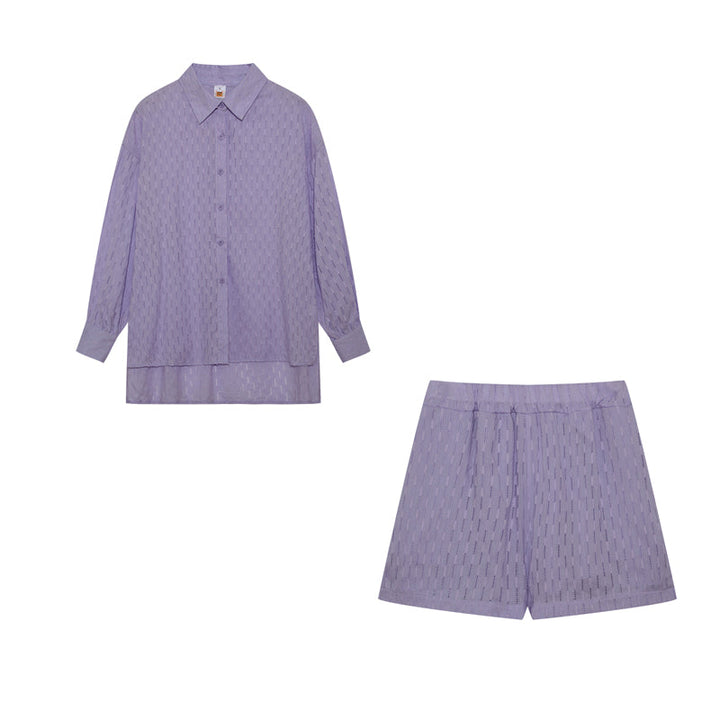 Elizabeth - Breezy Shirt and Shorts Ensemble
