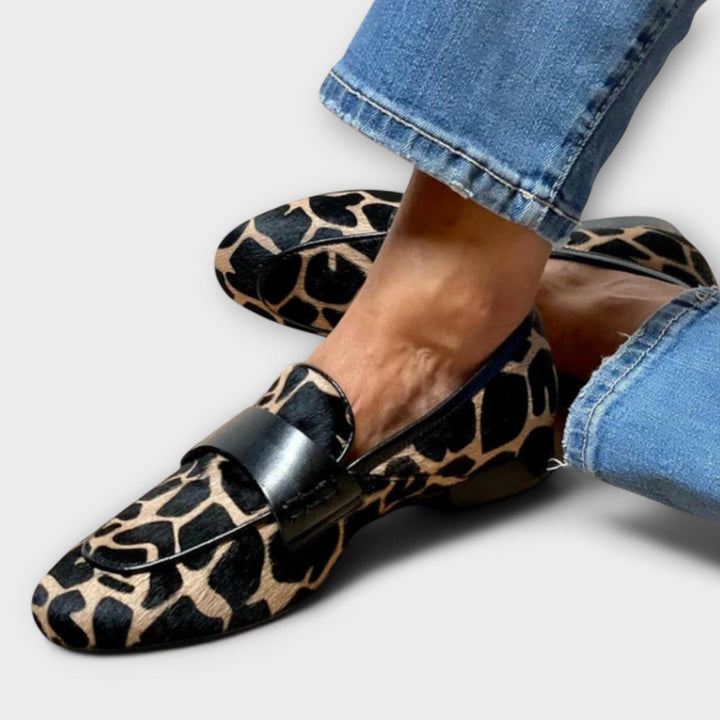 Léonie™ | Leopard Print Moccasins
