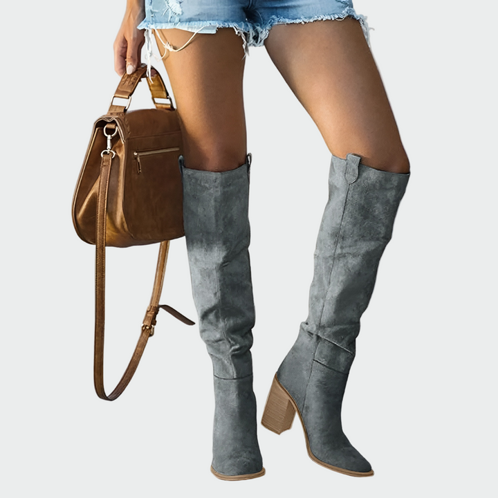 Orthopedic Knee-High Leather Boots