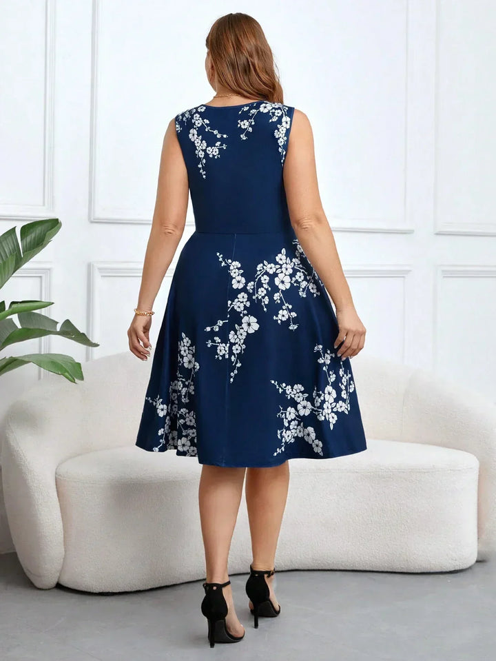 Danica - Floral Print Wrap Dress