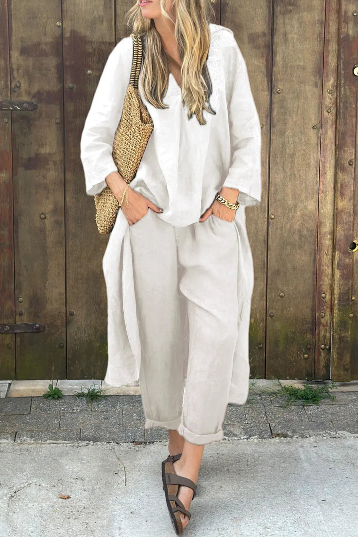 Vaelora - Elegant Draped Ensemble
