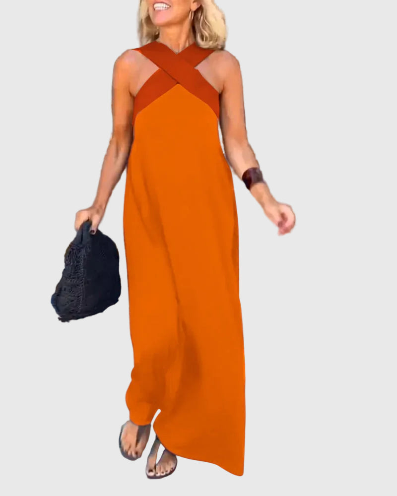 Elena | Graceful Maxi Dress with Flowing Design