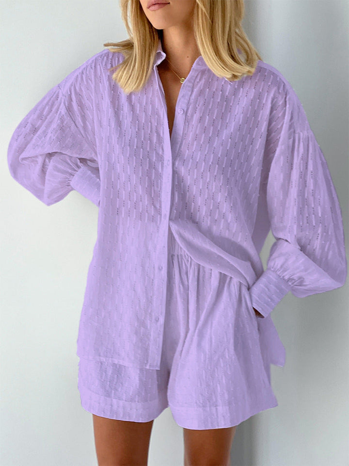 Elizabeth - Breezy Shirt and Shorts Ensemble