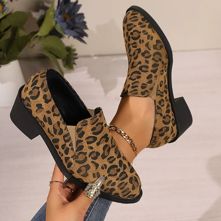Angélique™ Leopard Print Moccasins