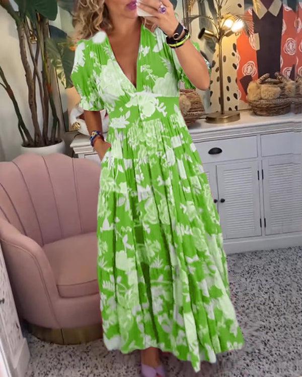 Floriana - Lively Floral Dress