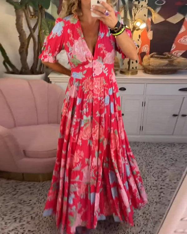 Floriana - Lively Floral Dress