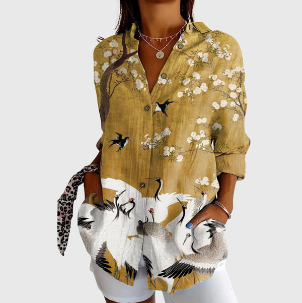 Vibrant and Lightweight Printed Top