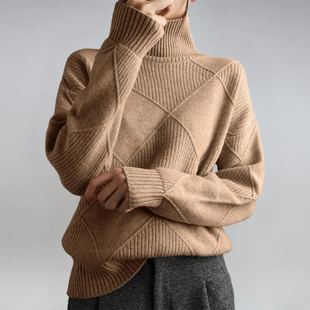 Lauren | Opulent Cashmere Turtleneck Sweater