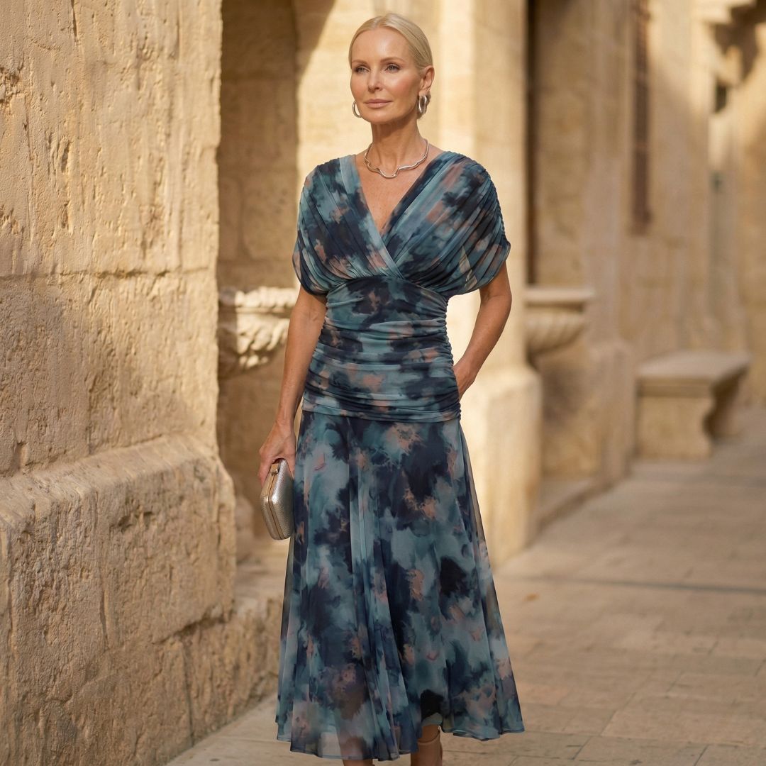 Luna | Stylish Blue Evening Gown