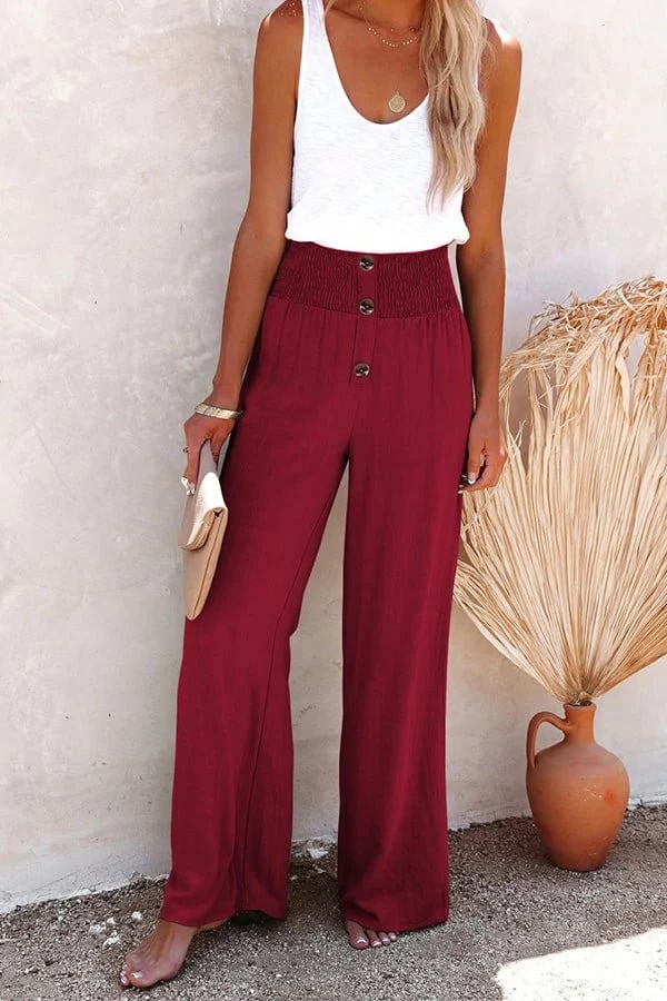 Riana - Easygoing High-Waisted Pants