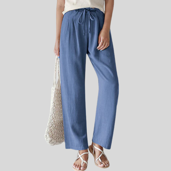 Vara - Comfortable Drawstring Trousers with Relaxed Fit