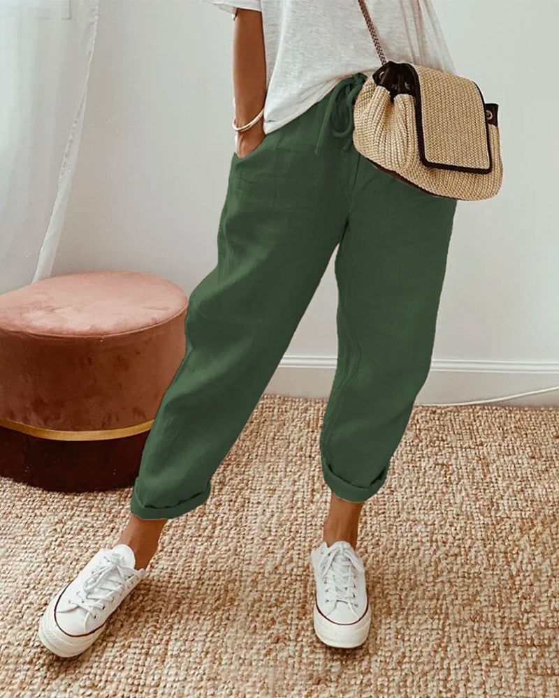 Chic and Comfortable Flowing Trousers