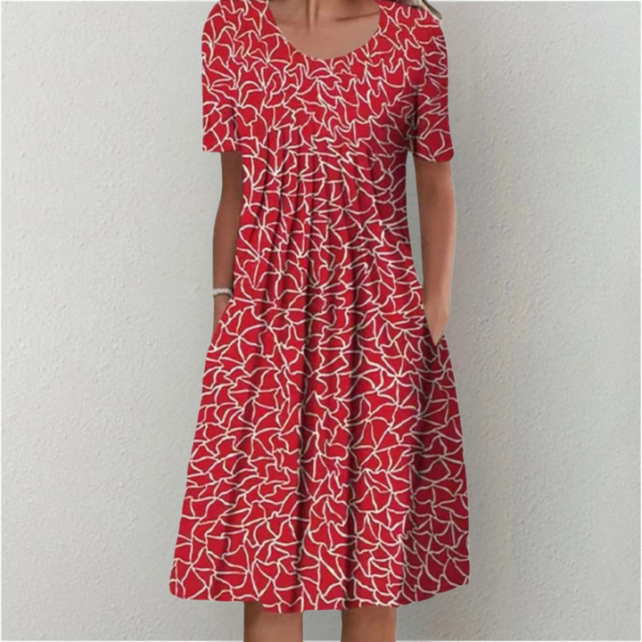 Hailey | Chic Floral Dress with Pockets for Effortless Elegance