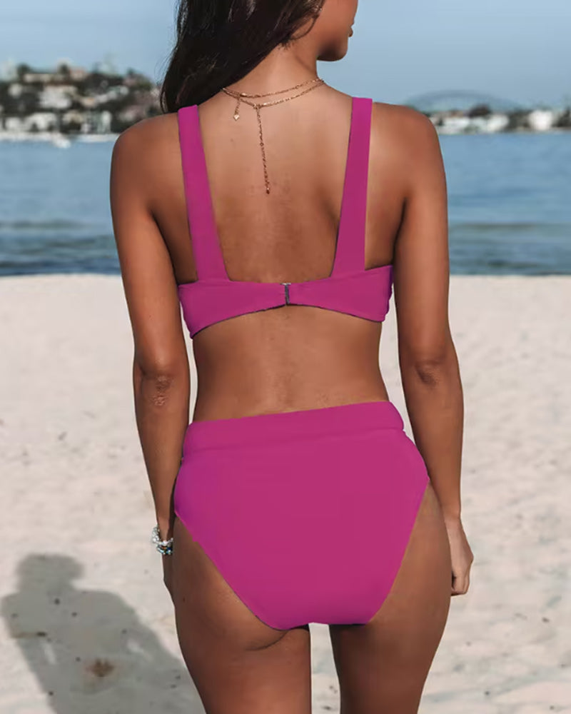 Claire | Classic High-Waisted Swimwear