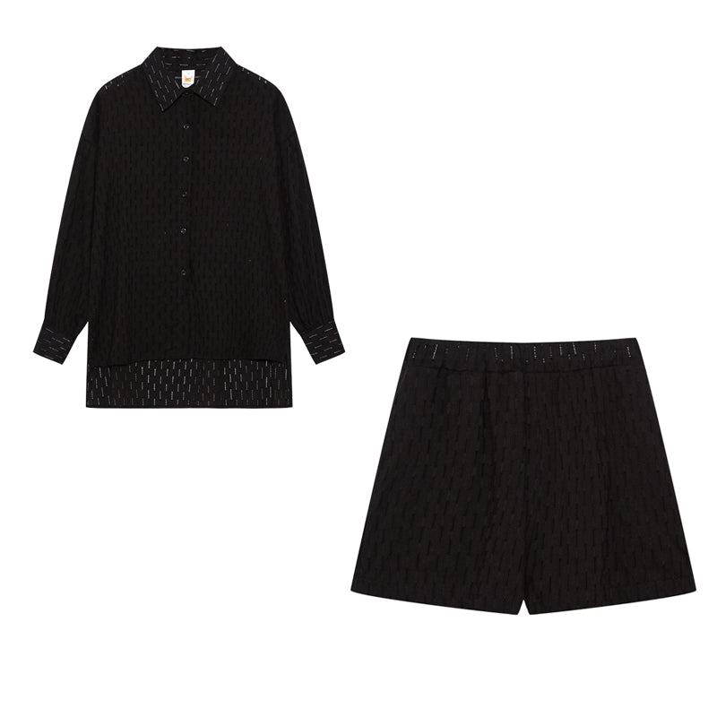 Elizabeth - Breezy Shirt and Shorts Ensemble