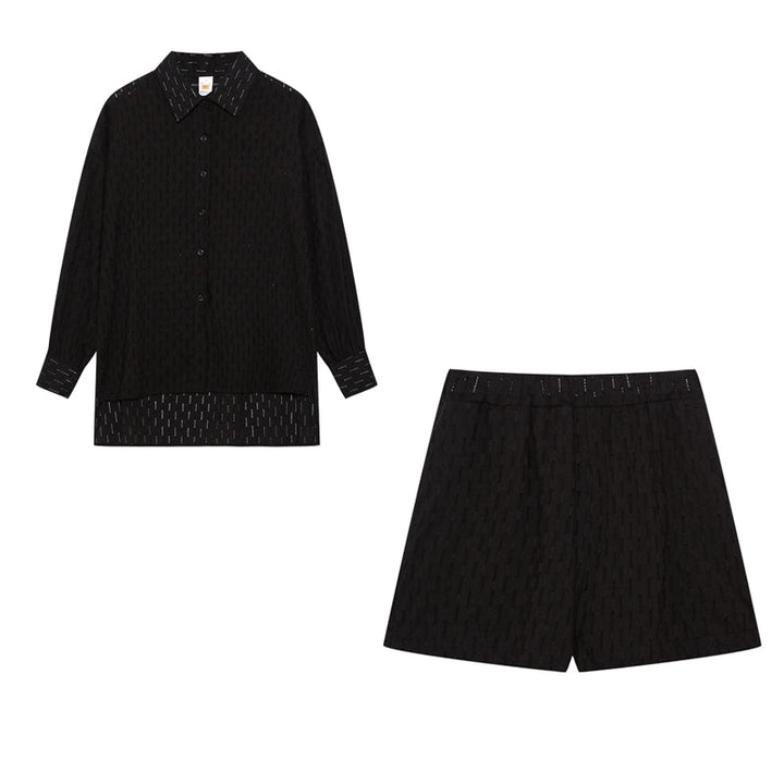 Elizabeth - Breezy Shirt and Shorts Ensemble