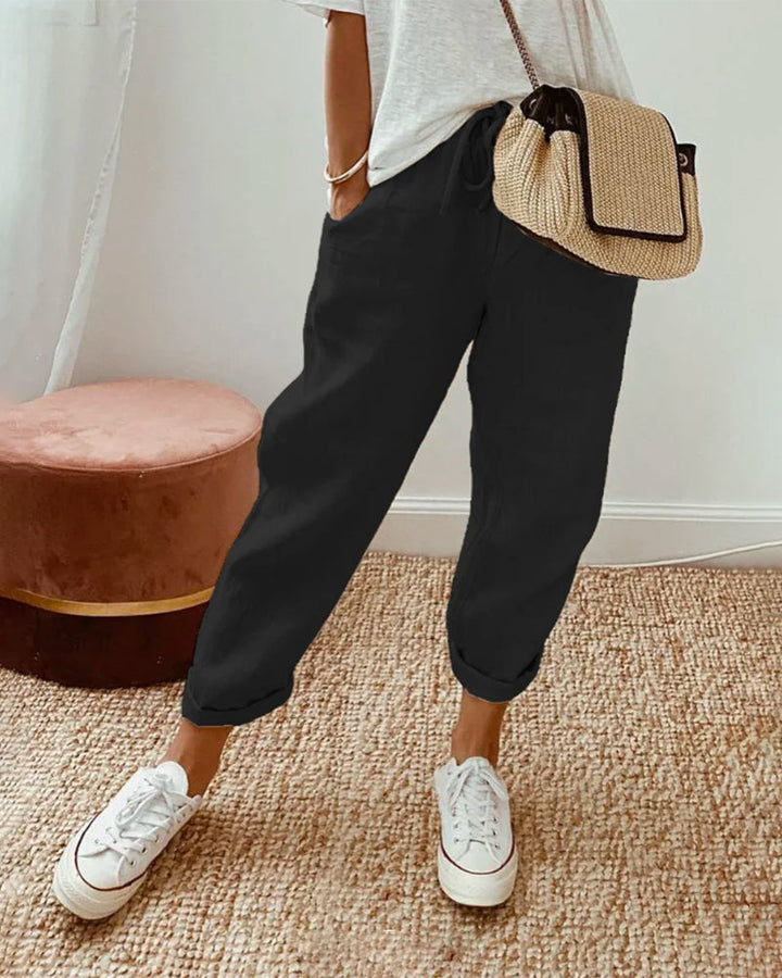 Chic and Comfortable Flowing Trousers