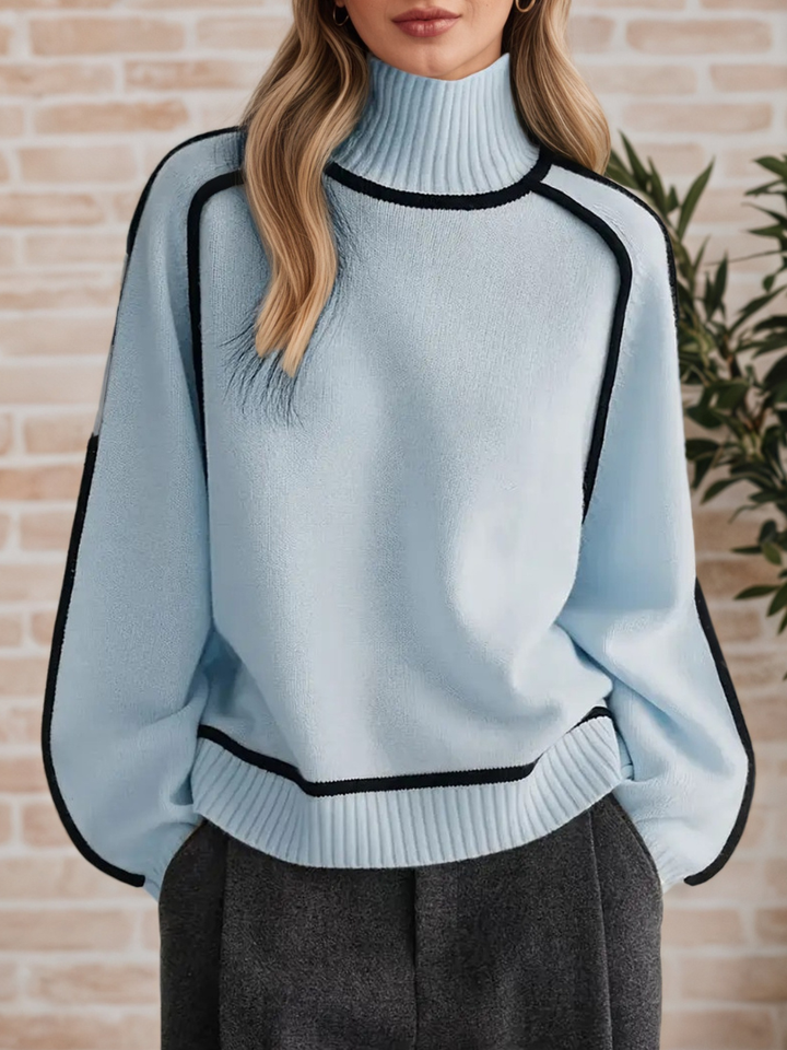 Chic High Neck Sweater for Women