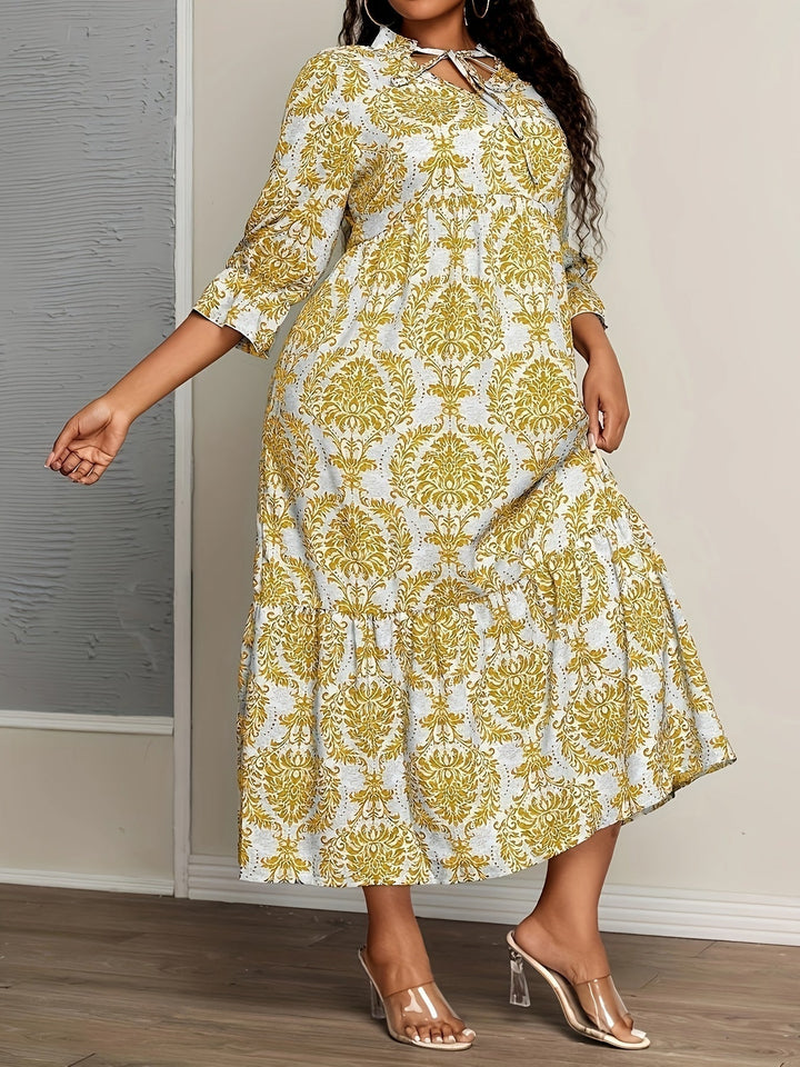 Molly - Boho Chic Mosaic Dress