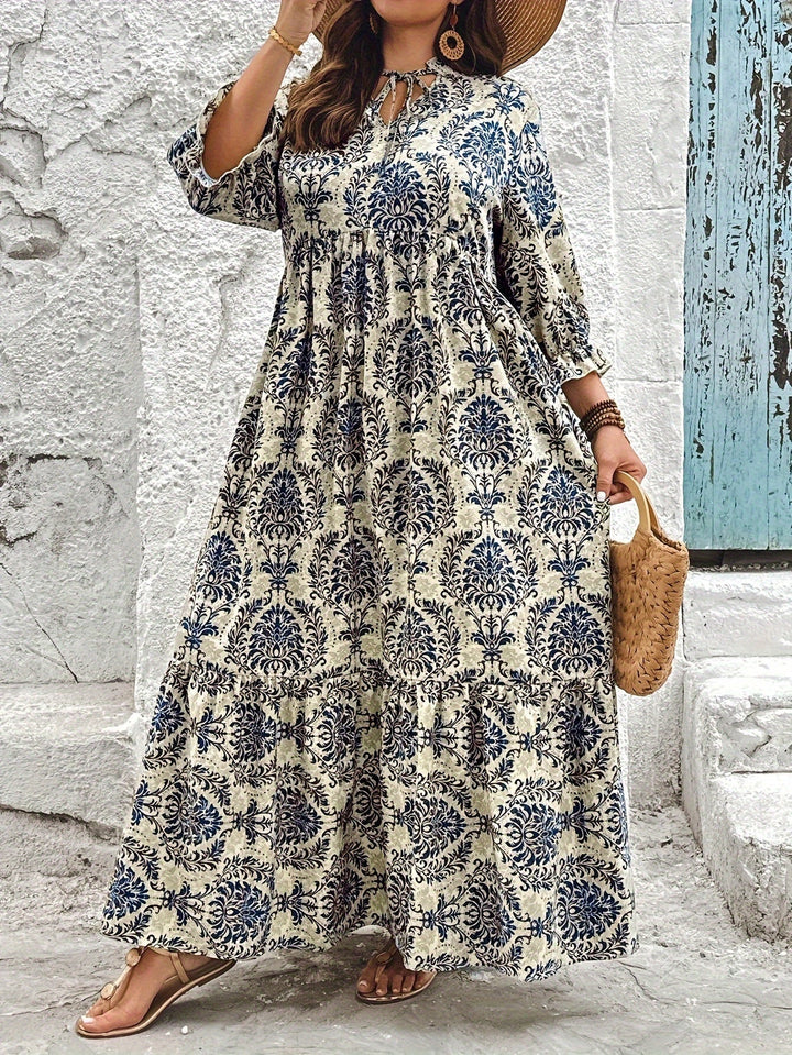 Molly - Boho Chic Mosaic Dress