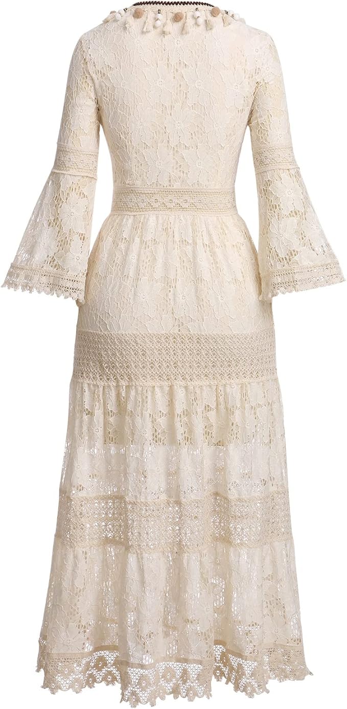Amary - Bohemian Lace Dress