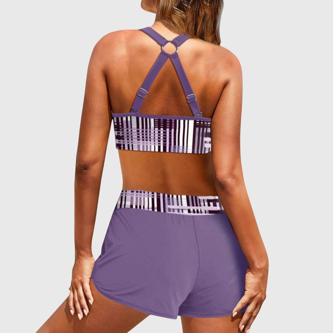 Janelle | Ribbed High-Waisted Bikini