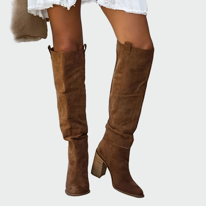 Orthopedic Knee-High Leather Boots