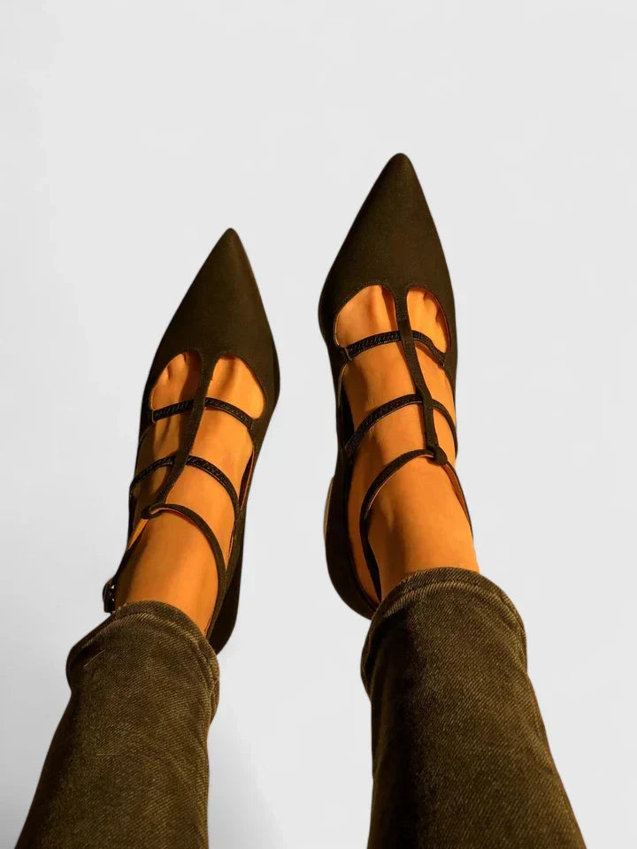 Aurea - Cozy Wide Heel Shoes