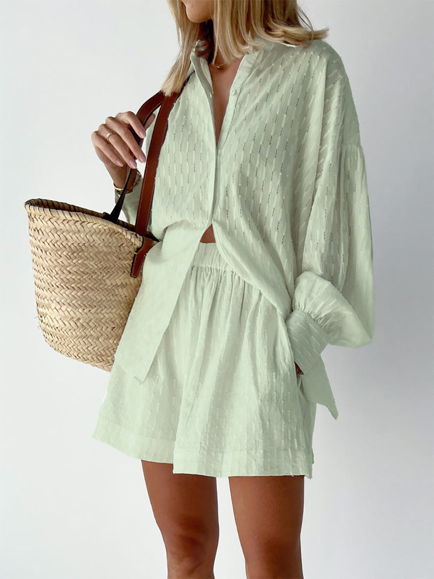 Elizabeth - Breezy Shirt and Shorts Ensemble