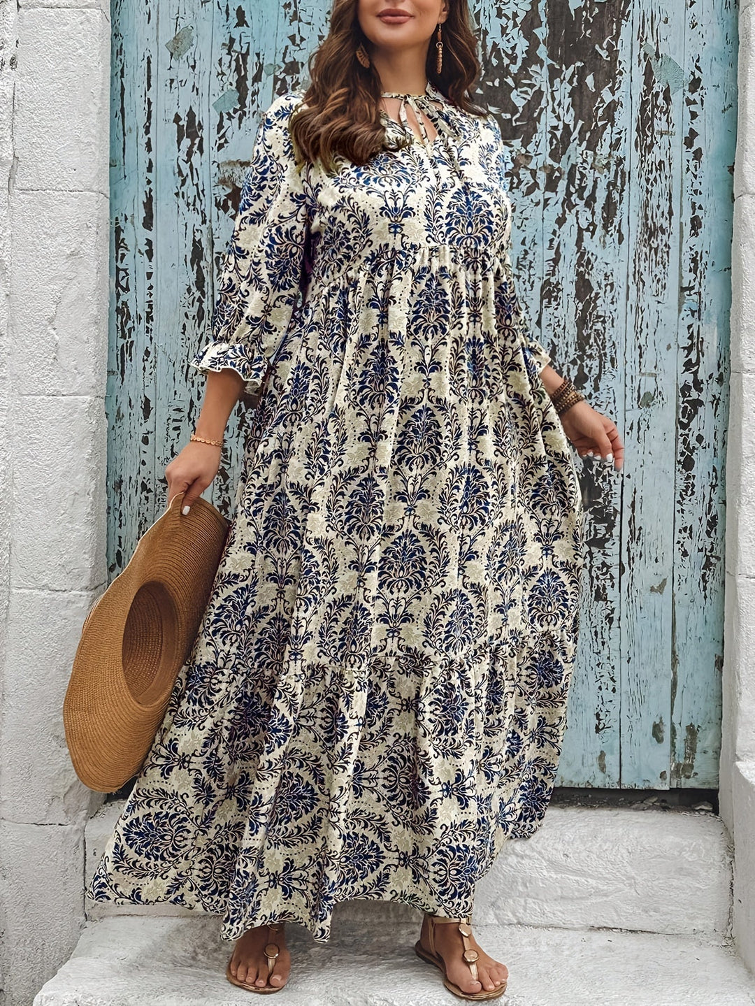 Molly - Boho Chic Mosaic Dress
