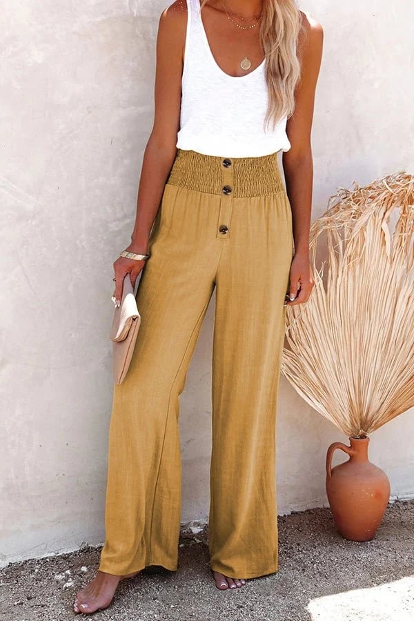 Riana - Easygoing High-Waisted Pants