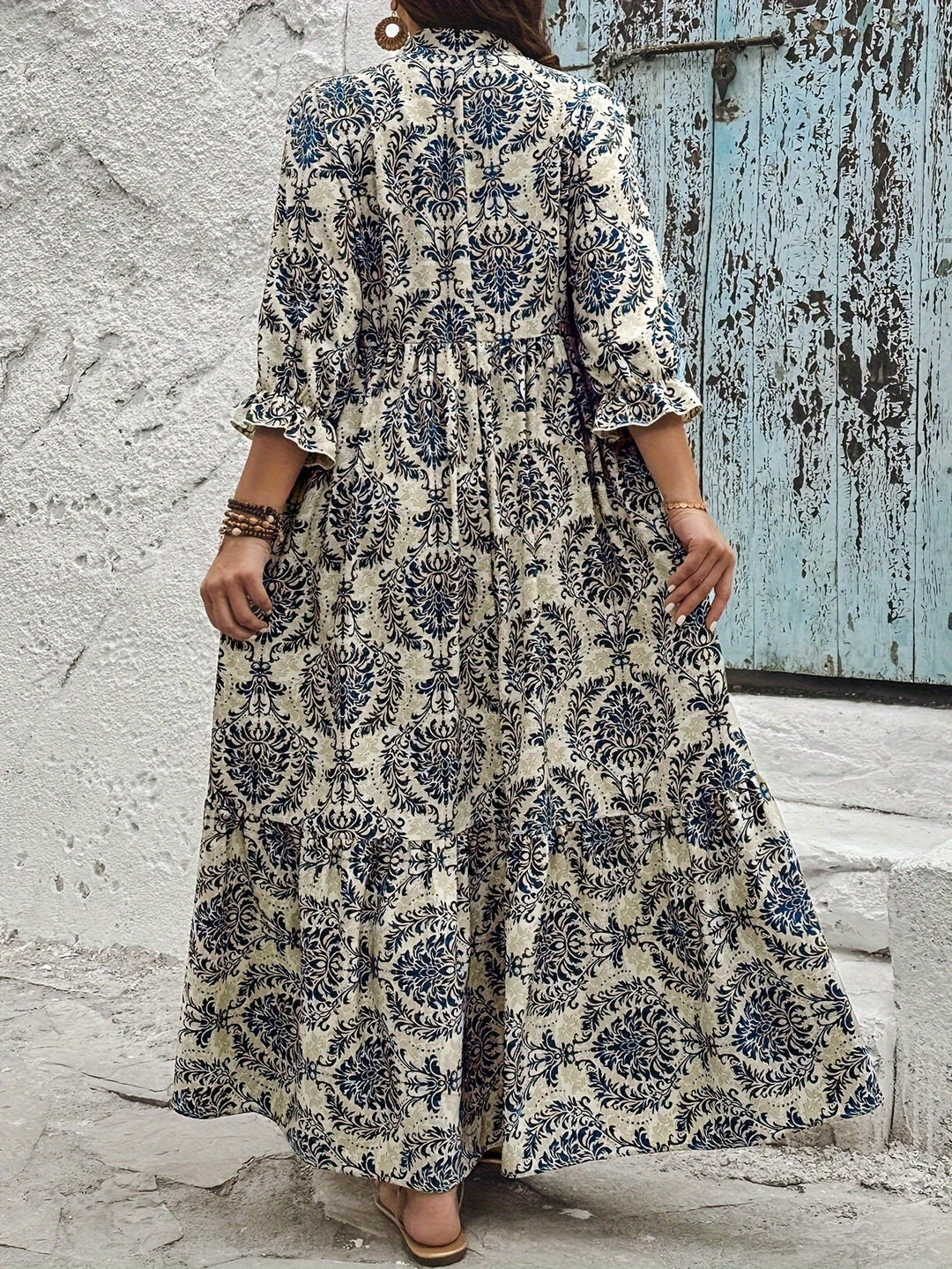 Molly - Boho Chic Mosaic Dress