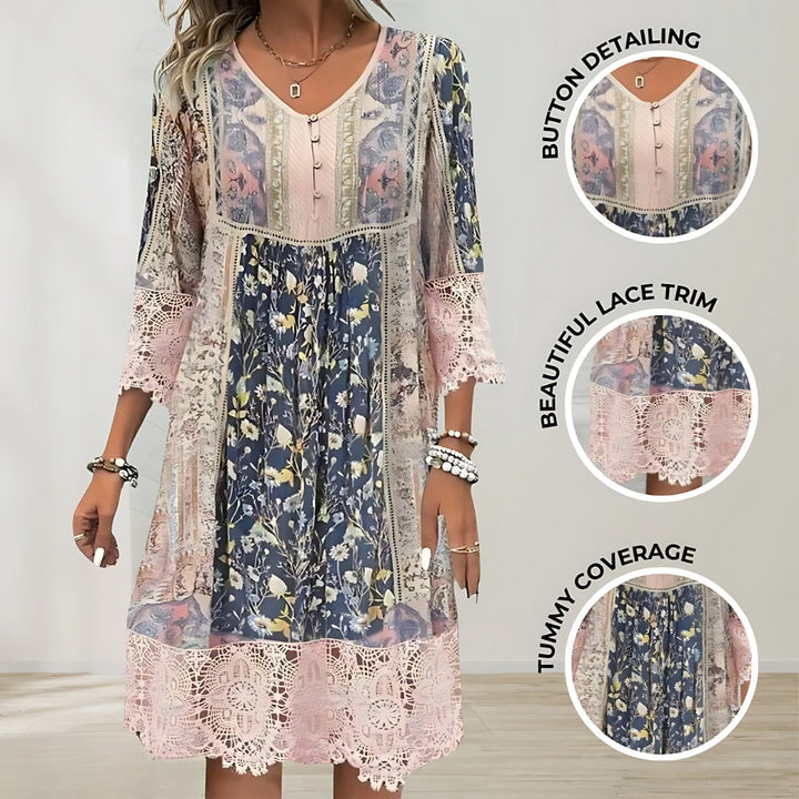 NAYA | Bohemian Luxe Flowing Midi Dress