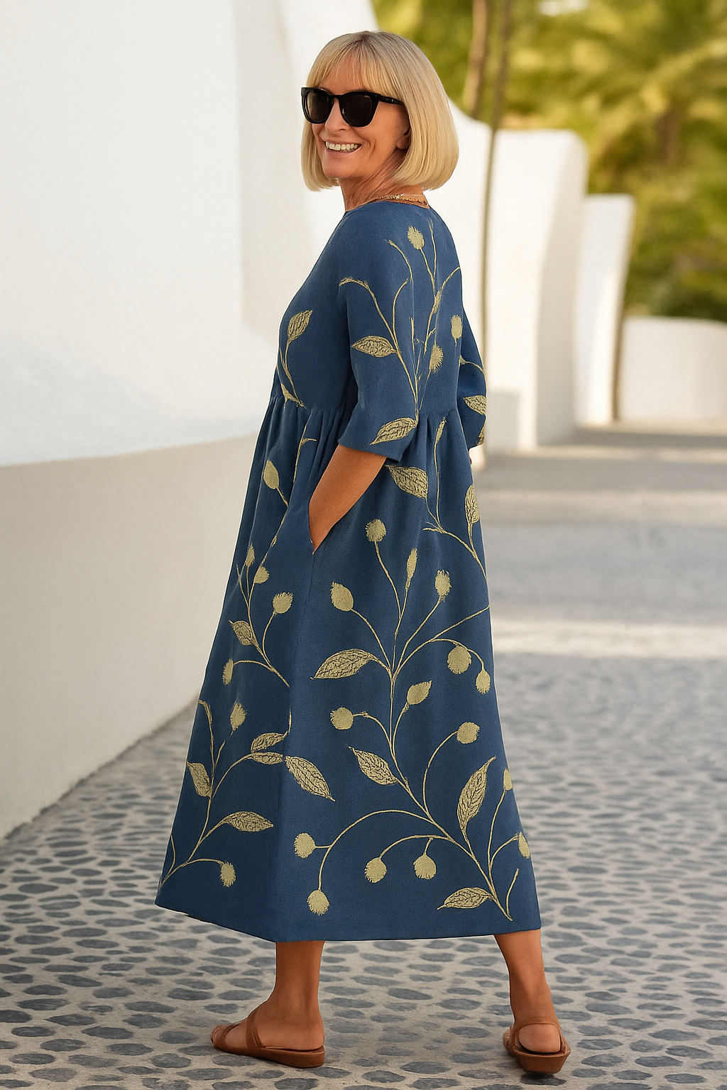 Relaxed Midi Dress by Luna