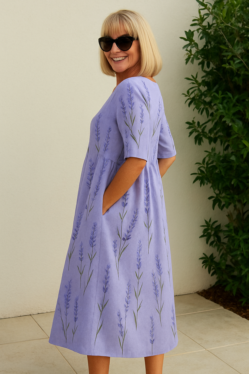 Relaxed Midi Dress by Luna