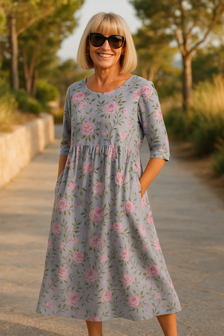 Relaxed Midi Dress by Luna