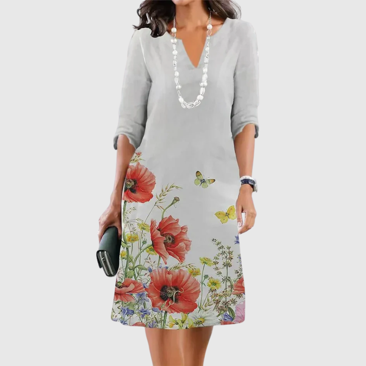 ELEANOR | Layered Floral Dress