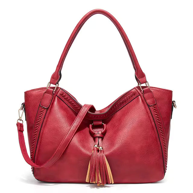 Andrea™ | Classic Leather Handbag