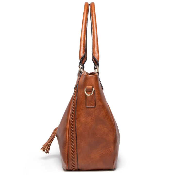 Andrea™ | Classic Leather Handbag