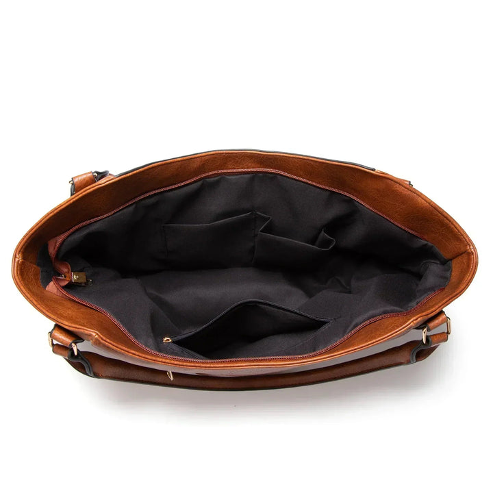 Andrea™ | Classic Leather Handbag