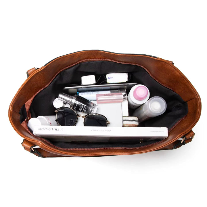 Andrea™ | Classic Leather Handbag