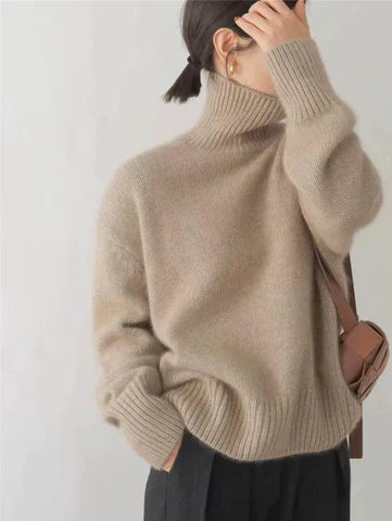 Amaya | Opulent Cashmere Turtleneck Sweater