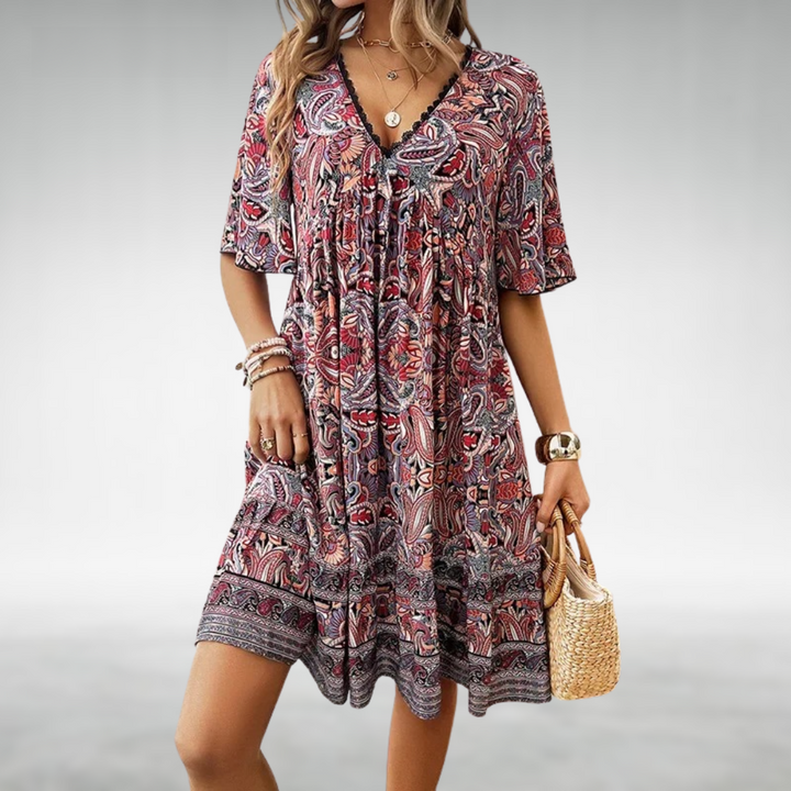 Quinley - Bohemian Swing Dress