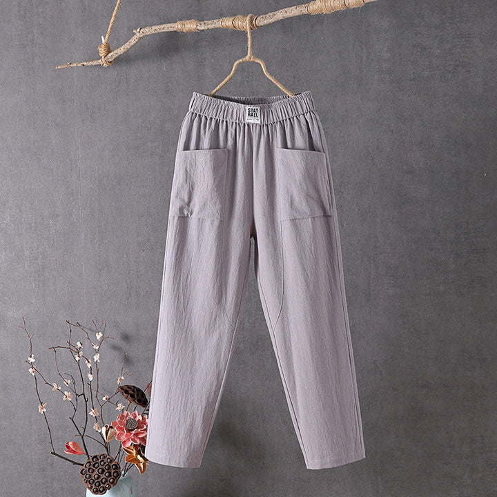 Alyra - Comfortable Pocketed Trousers