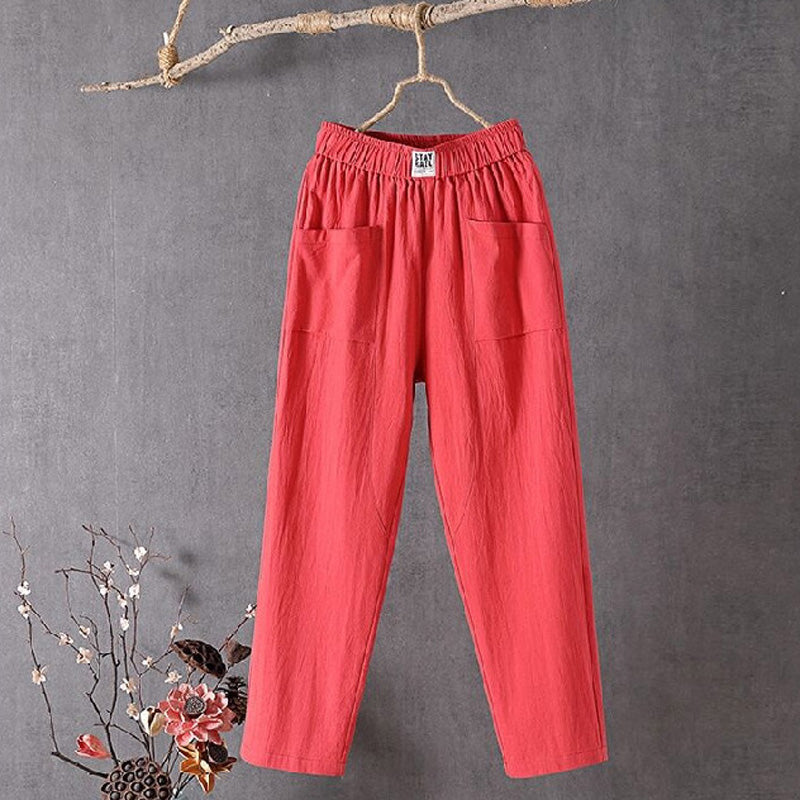 Alyra - Comfortable Pocketed Trousers